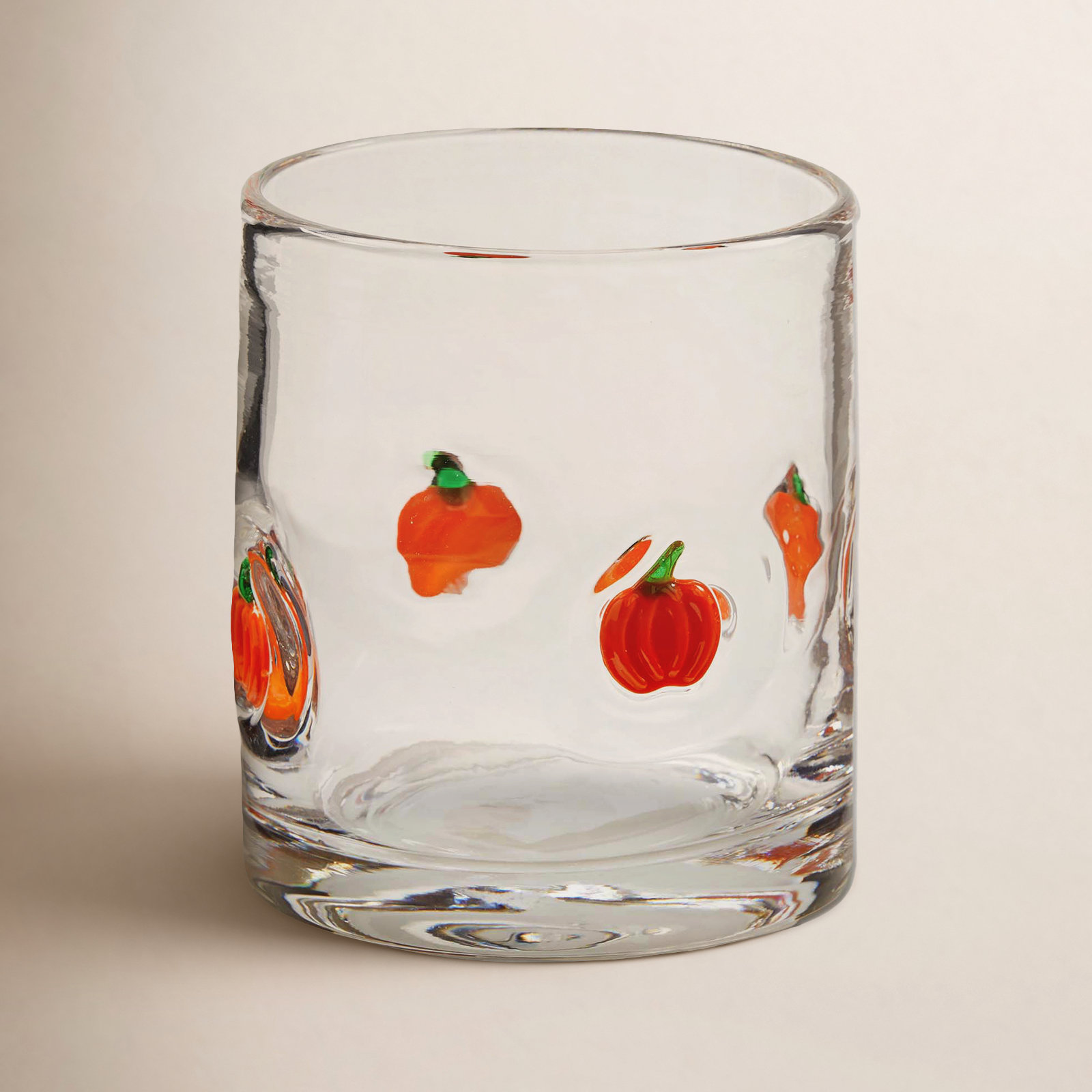 Pumpkin Drinking Glass