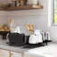 simplehuman Kitchen Dish Drying Rack with Swivel Spout, Fingerprint-Proof Stainless Steel Frame-92415792