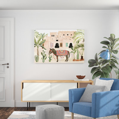 Meet Me In Marrakech A by Victoria Borges - Painting on Canvas
