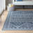 Royalston Power Loom Tribal Blue Indoor/Outdoor Patio Rug-810975768