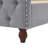 Château Luxe Wingback Upholstered Bed Frame-2083138068