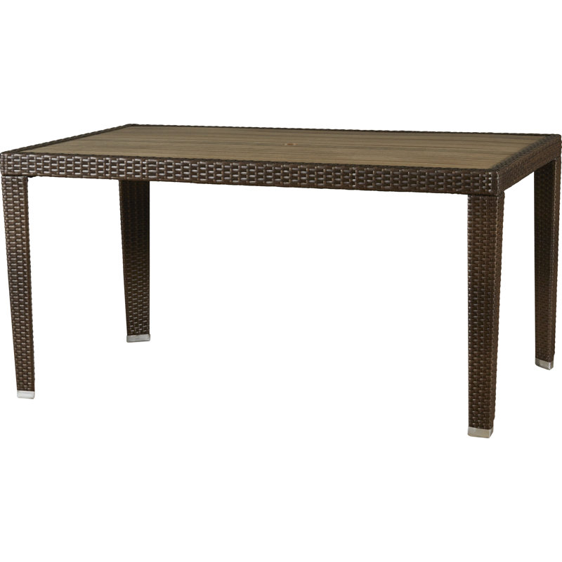Table de salle à manger Brade, Brun antique