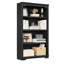 Bibliothèque standard H 55 "x l 31,5" avec tablettes à 4 niveaux Luper-683537695-702946632