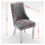 Ensemble de 2 chaises de salle à manger Chenille