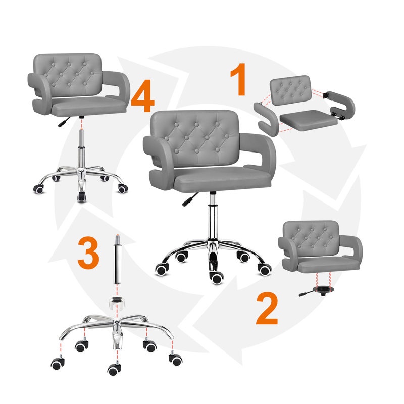 Office Chair, Grey