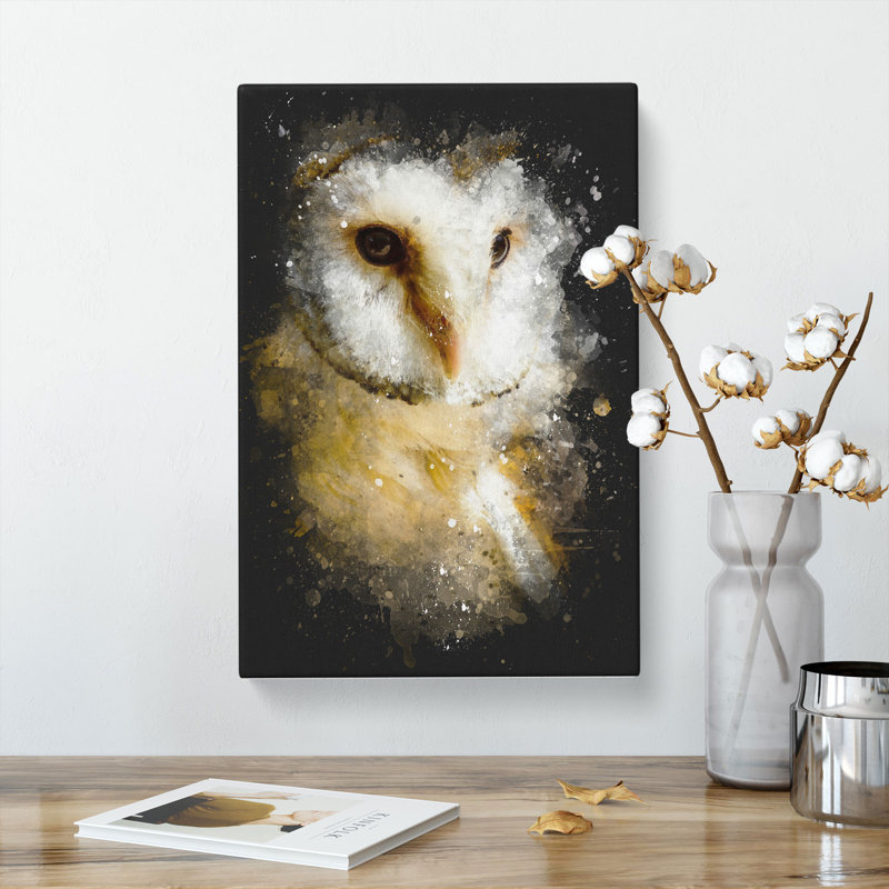 Barn Owl Vol.2 - Wrapped Canvas Print, 76cm H x 50cm W x 3cm D