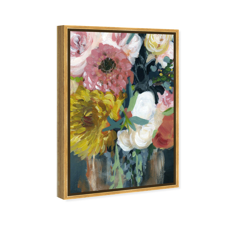 Floral et botanique, printemps, aimer les grandes fleurs - Reproduction d'art sur toile, H 36 po x l 24 po x 1,5 po