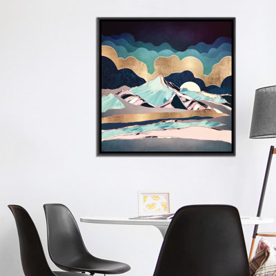 Indigo Spring - impression d'art graphique