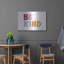 «Be Kind Pastel» par Ann Kelle Designs, art mural en métal, 36 po x 24 po