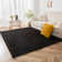 Rectangle Solid Colour Memory Foam Rug