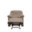 Fauteuil inclinable brun clair avec accoudoirs coussinés-1677567421
