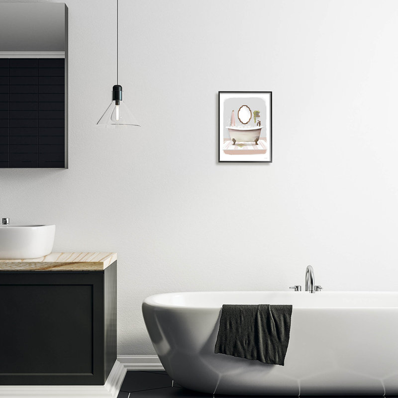 Art giclée par House Fenway, H 14 po x l 11 po x P 1,5 po, Giclée encadrée noir minuit