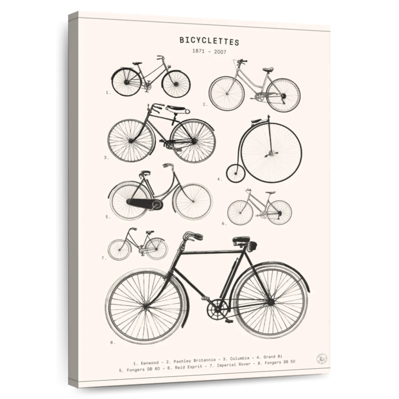 Mehar Bicyclettes, 51" H x 34" W