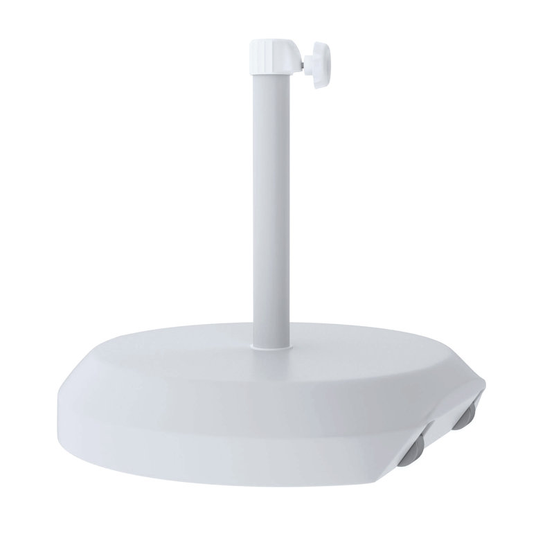 Base de parasol autoportante Hunnicutt, Blanc