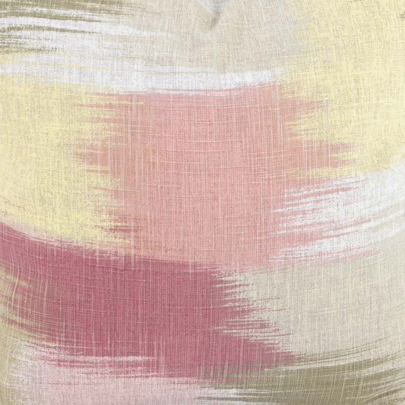 Abstract Cotton Throw Pillow, 24" H x 24" W