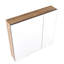 Armoire de toilette murale 29,63 po avec tablettes réglables et fabrication en contreplaqué durable, parfaite pour le rangement organisé et la décoration moderne