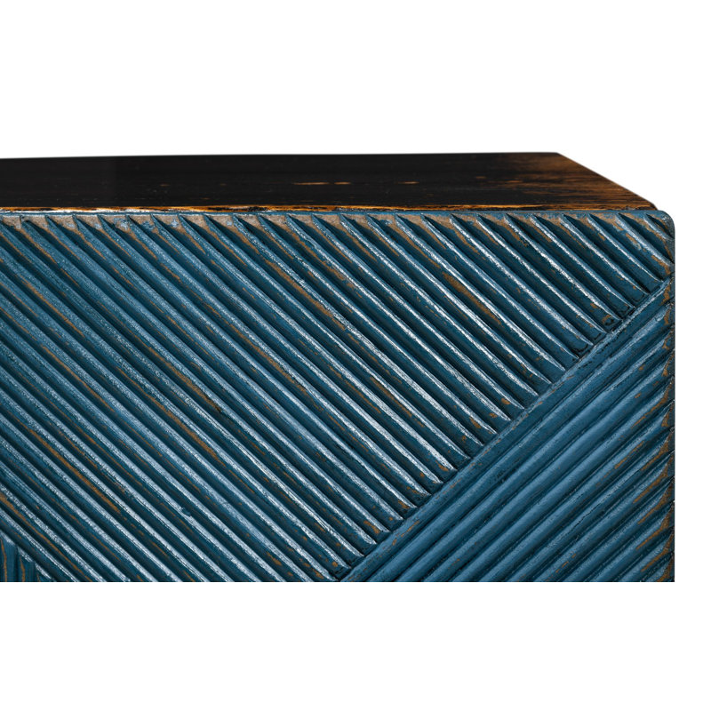 Low Solid Wood Media Console