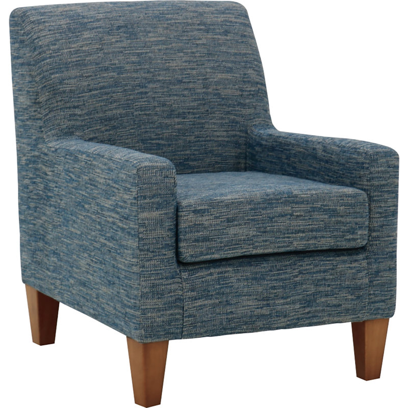 Peavy Upholstered Armchair, Hampden Navy
