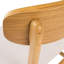 Ensemble de 2 chaises de salle à manger - siège rembourré en tissu, pieds en bois d'hévéa massif, beige clair-699730248