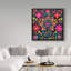 « floral fiesta iii », reproduction d’impression sur toile tendue-33418528