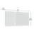 Wall Mounted Pegboard With Thread Storage, White Finish