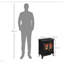 Baillargeon Marlow Home Co. 51cm W Black Electric Stove