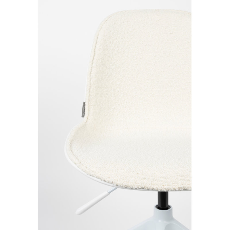 Albert Swivel Office Chair, White