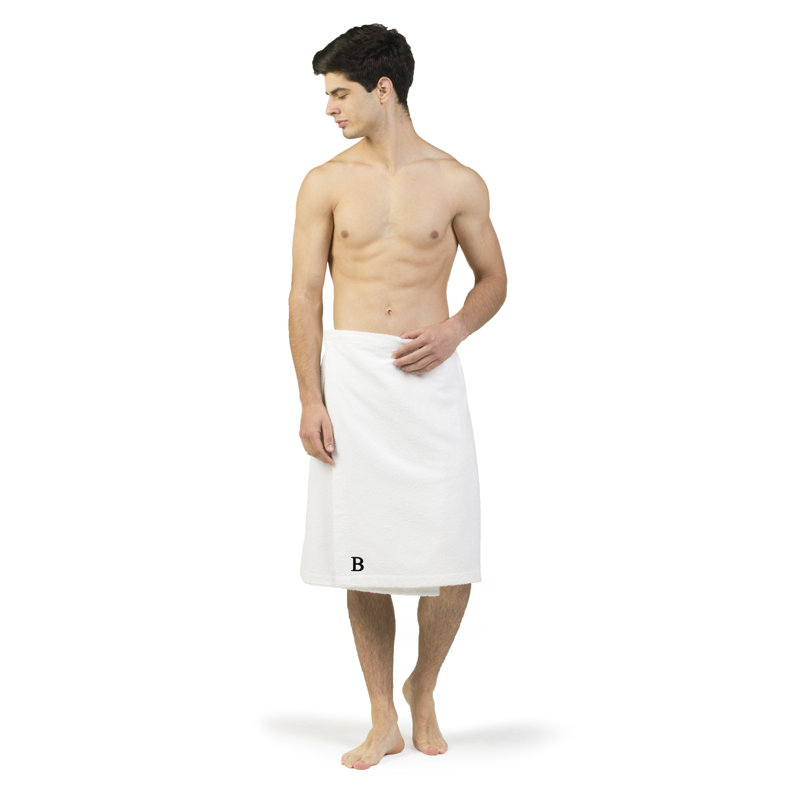 Serviette de bain Lauver, Blanc, B