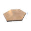 Carreaux de marbre hexagonal en pierre naturelle pour plancher et mur, 1 boîte de 12 pièces-112631556