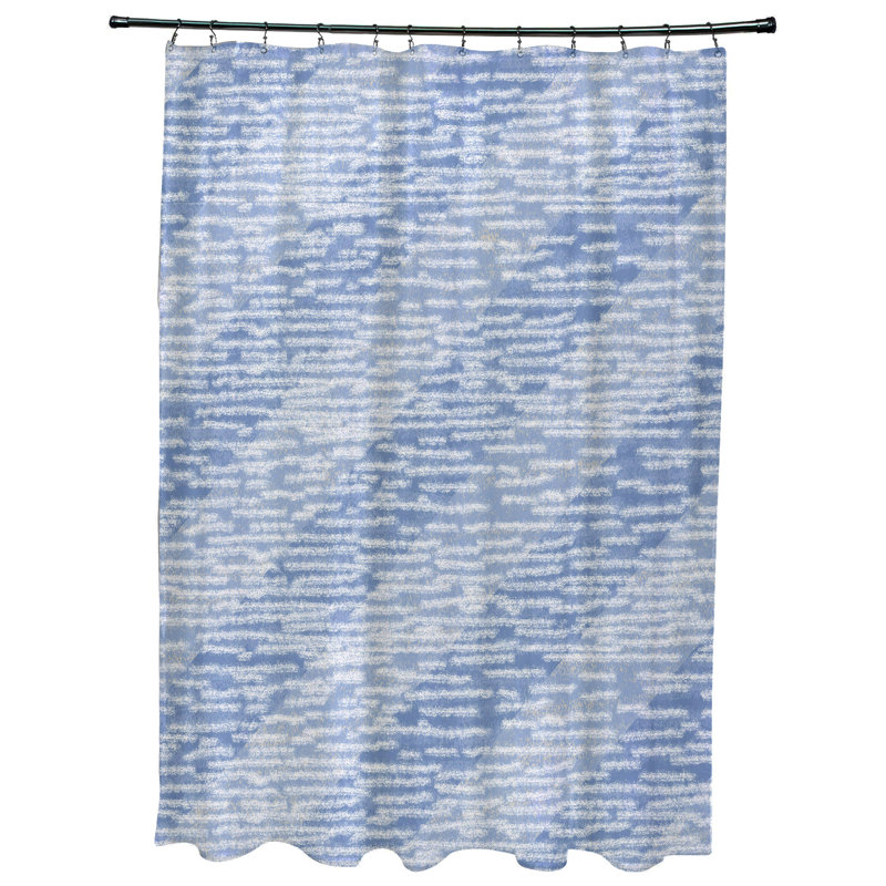 Eastbourne Abstract Shower Curtain, Blue