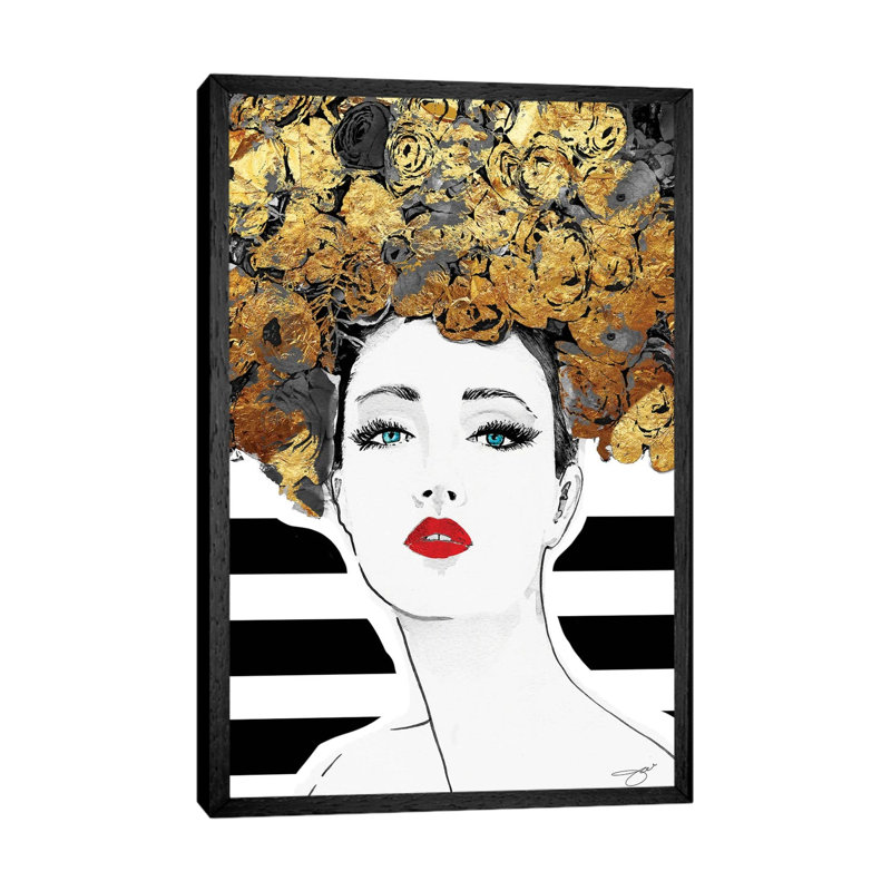 Beautiful by Studio One - Gallery-Wrapped Canvas Giclée on Canvas, Black Floater Framed, 66.04 cm H x 45.72 cm W