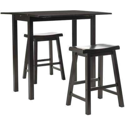 Stevphen 2 - Person Solid Wood Top Four Leg Dining Set