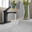 Robinet de salle de bain monotrou avec ensemble de drain Robinets de lavabo de salle de bain à une poignée avec robinets de lavabo de salle de bain en laiton