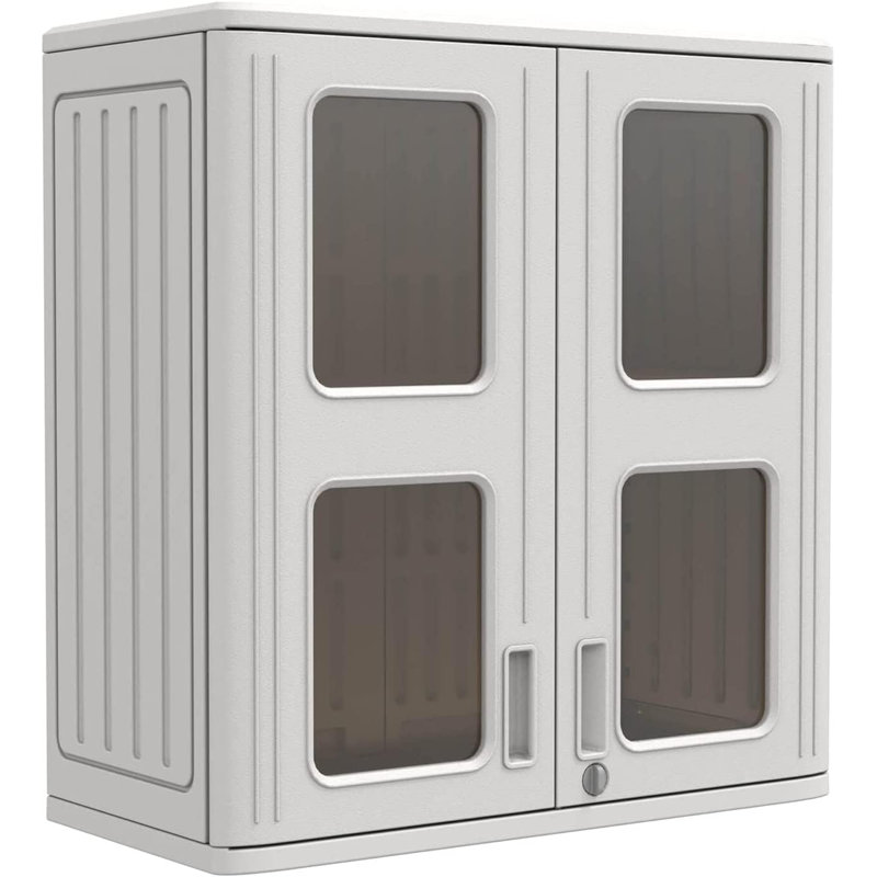 Remise de rangement horizontale en plastique l 2 pi x P 1 pi