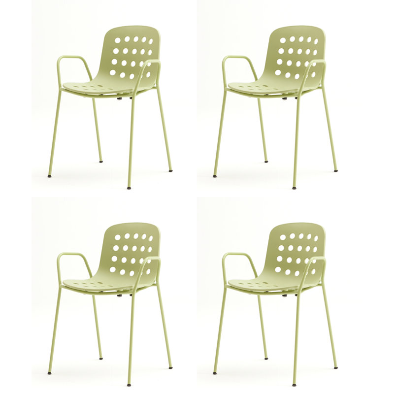 Fauteuil Holi, Gris olive