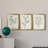 Single Sprig I - Matted and Framed Under Acrylic Glass, Set of 3, Large Living Room Wall Art-1135112875-1135112876-1135132412