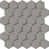 Grey Hexagon/Medium Gray