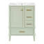 Meuble-lavabo 24,8 po avec lavabo en céramique-333572223