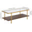 Inez Glass Top Coffee Table