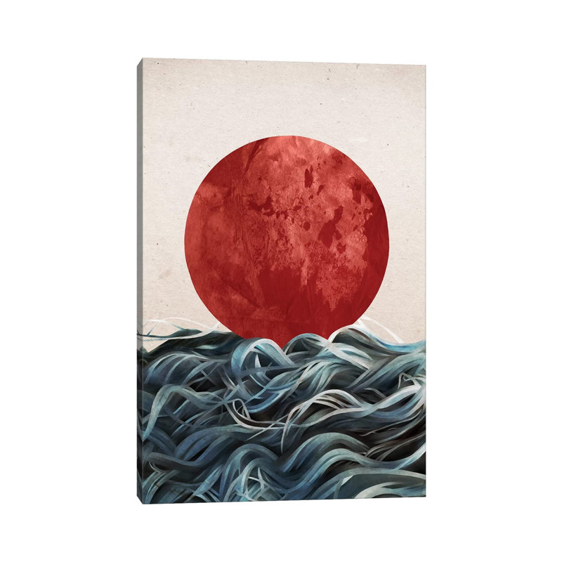 Sunrise In Japan by Ruben Ireland - Wrapped Canvas Gallery-Wrapped Canvas Giclée, 101.6 cm H x 66.04 cm W x 3.175 cm D