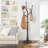 Solid Wood Coat Rack Tree-Freestanding With 8-Hook Coat Rack-1206854187