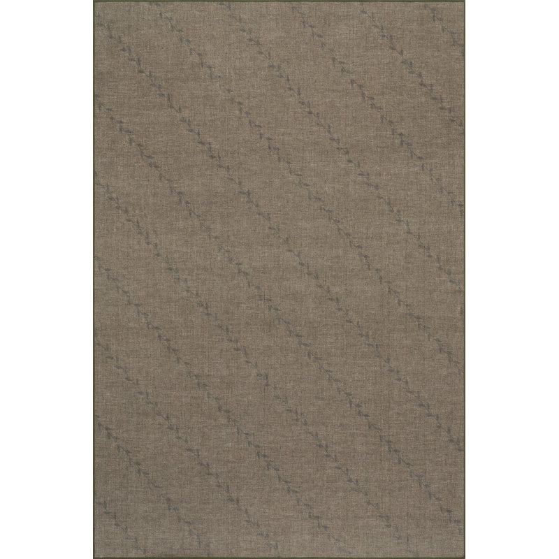 Tapis lavable floral doux Nate Berkus Ivy, Rectangle de 5 pi x 8 pi