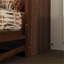 Grand lit escamotable en bois, lit escamotable mural peu encombrant, armoire murale, avec vérins à gaz, noyer-129892486