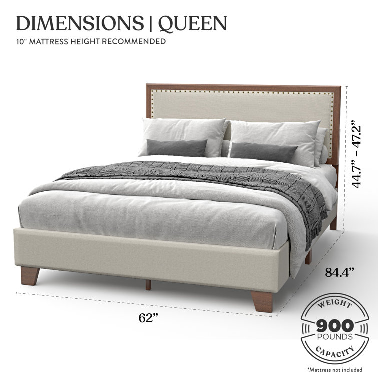 Beyers Queen Solid Wood Bed Frame