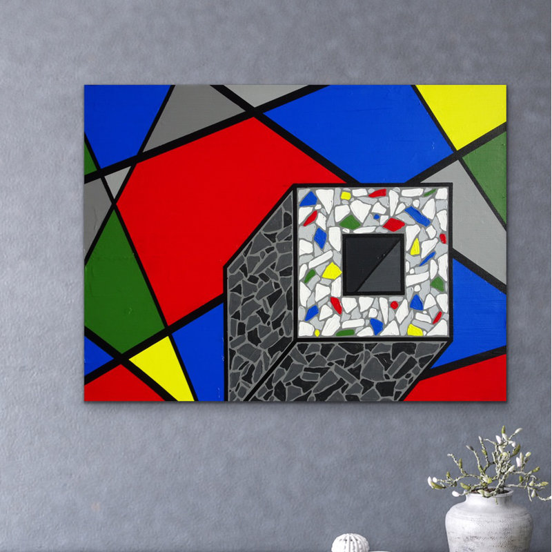 Depth Perception #2 Painting by Eddie Bruckner