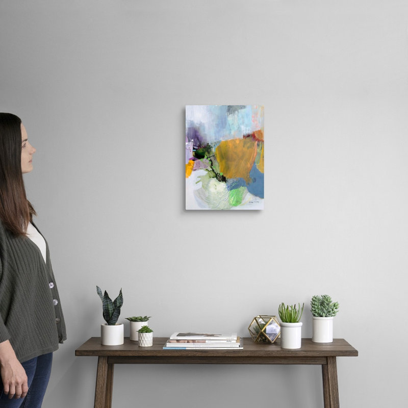 Reproduction d’art sur toile, "Where here is always more" par Lina Alattar, Toile tendue, H 16 po x l 12 po x P 1,25 po