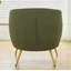 Fauteuil d'appoint en velours côtelé-644719273