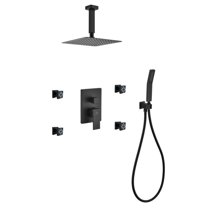 Aqua Piazza Complete Shower System with Rough in-Valve