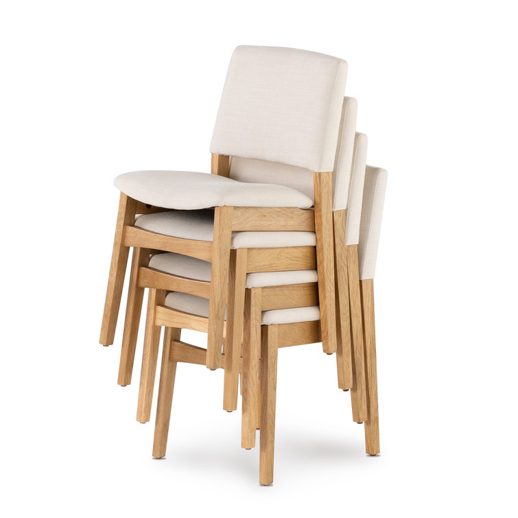 Transformer Chairs - Creamy&Scandinavianoak(2Chairs/Box)