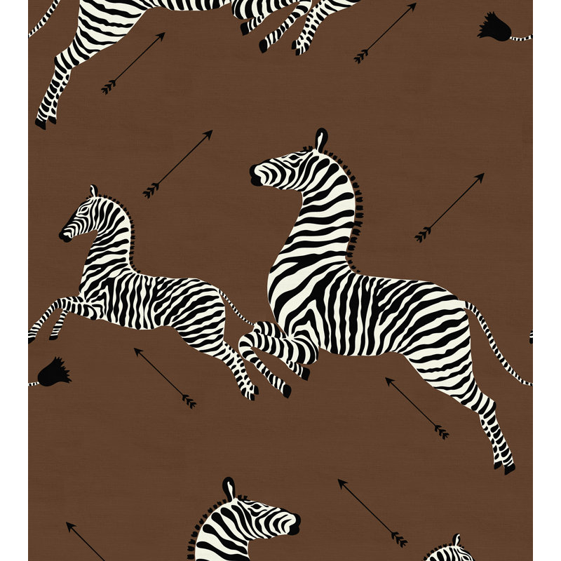 Tissu zèbres, Brun safari